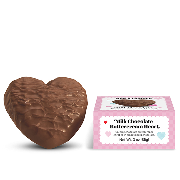View of Milk Chocolate Butter Heart 1