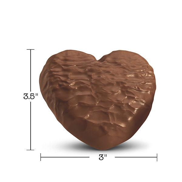 View of Milk Chocolate Butter Heart 2