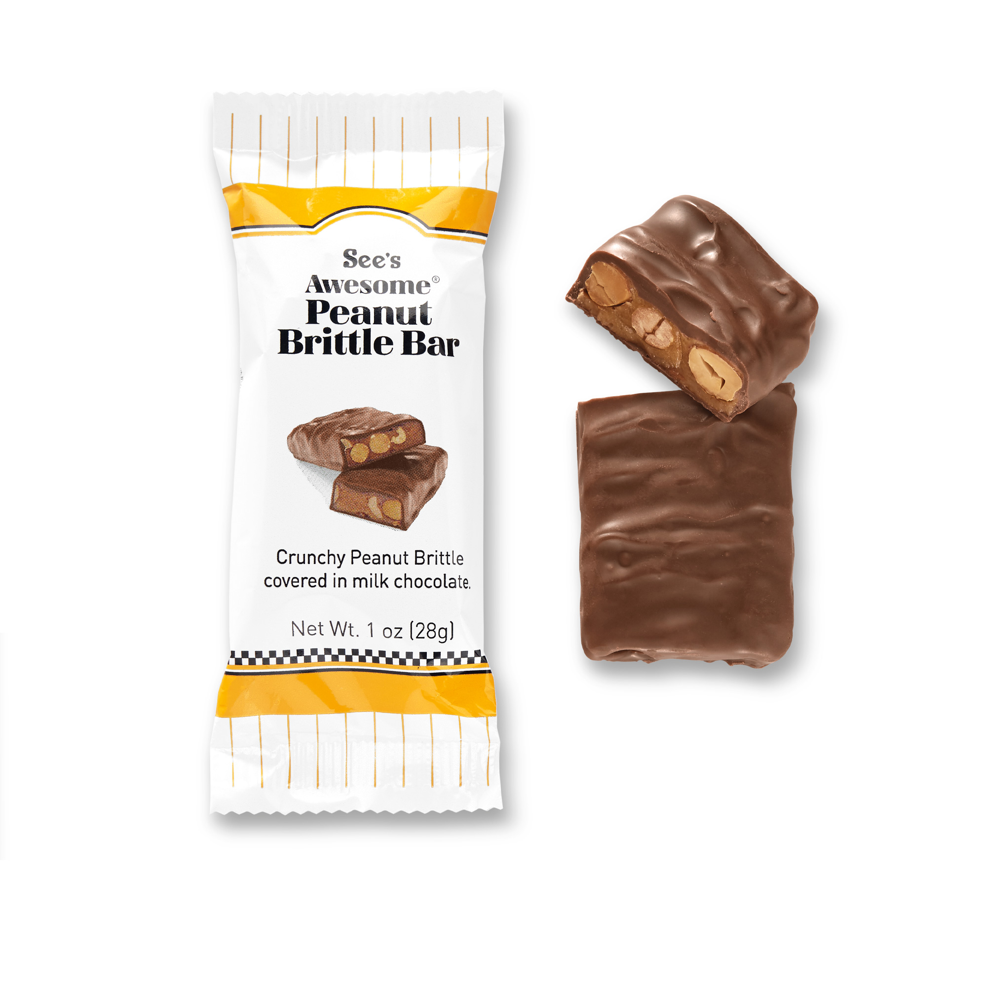 Sees Awesome® Peanut Brittle Bars product view