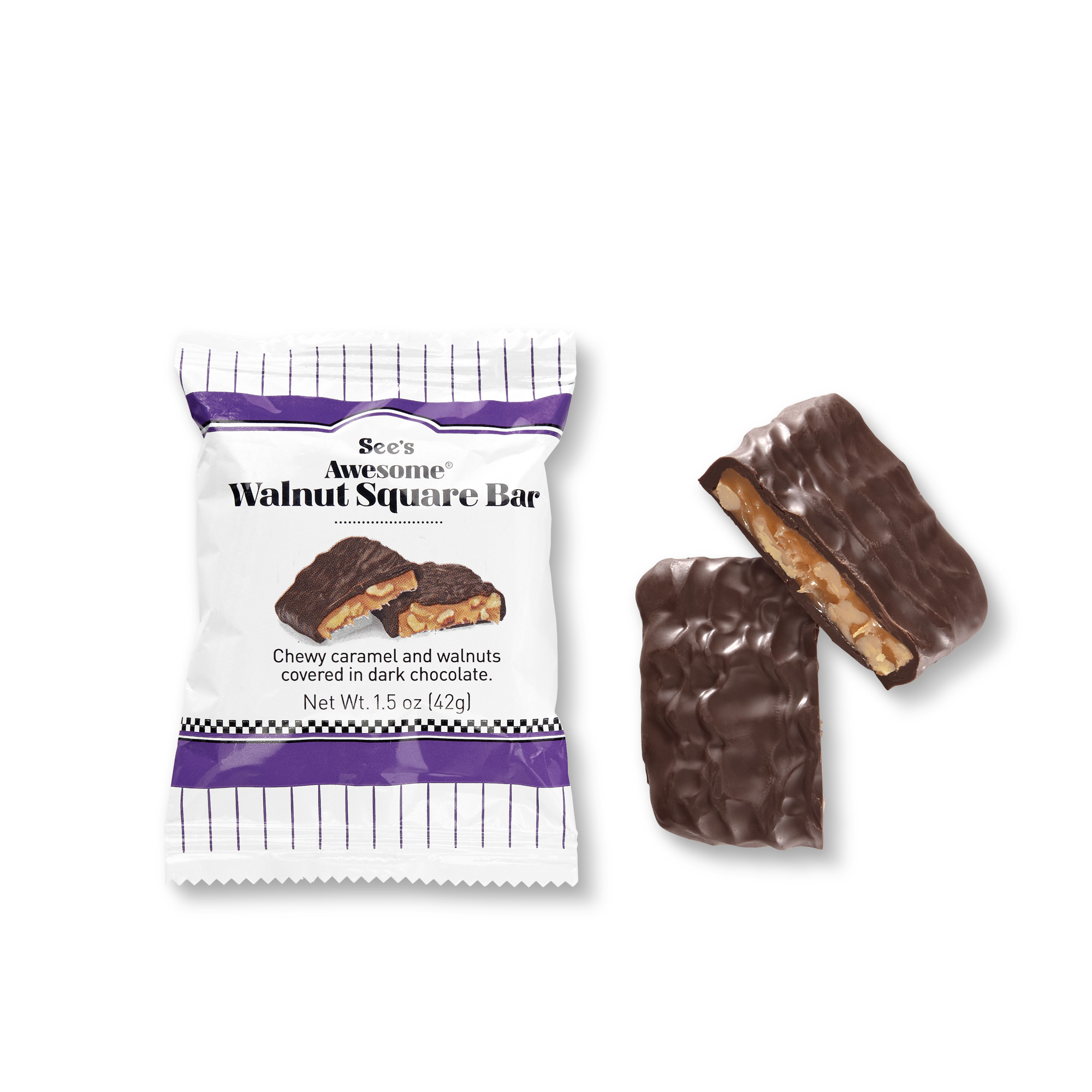 Sees Awesome® Walnut Square Bars product view