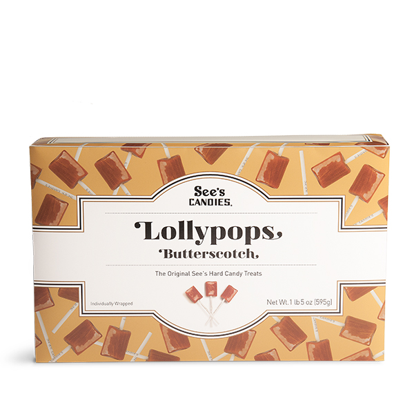 View of Butterscotch Lollypops