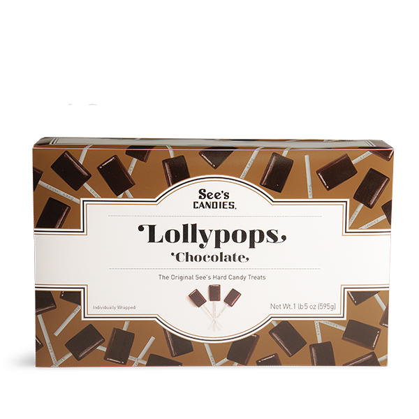 View of Chocolate Lollypops